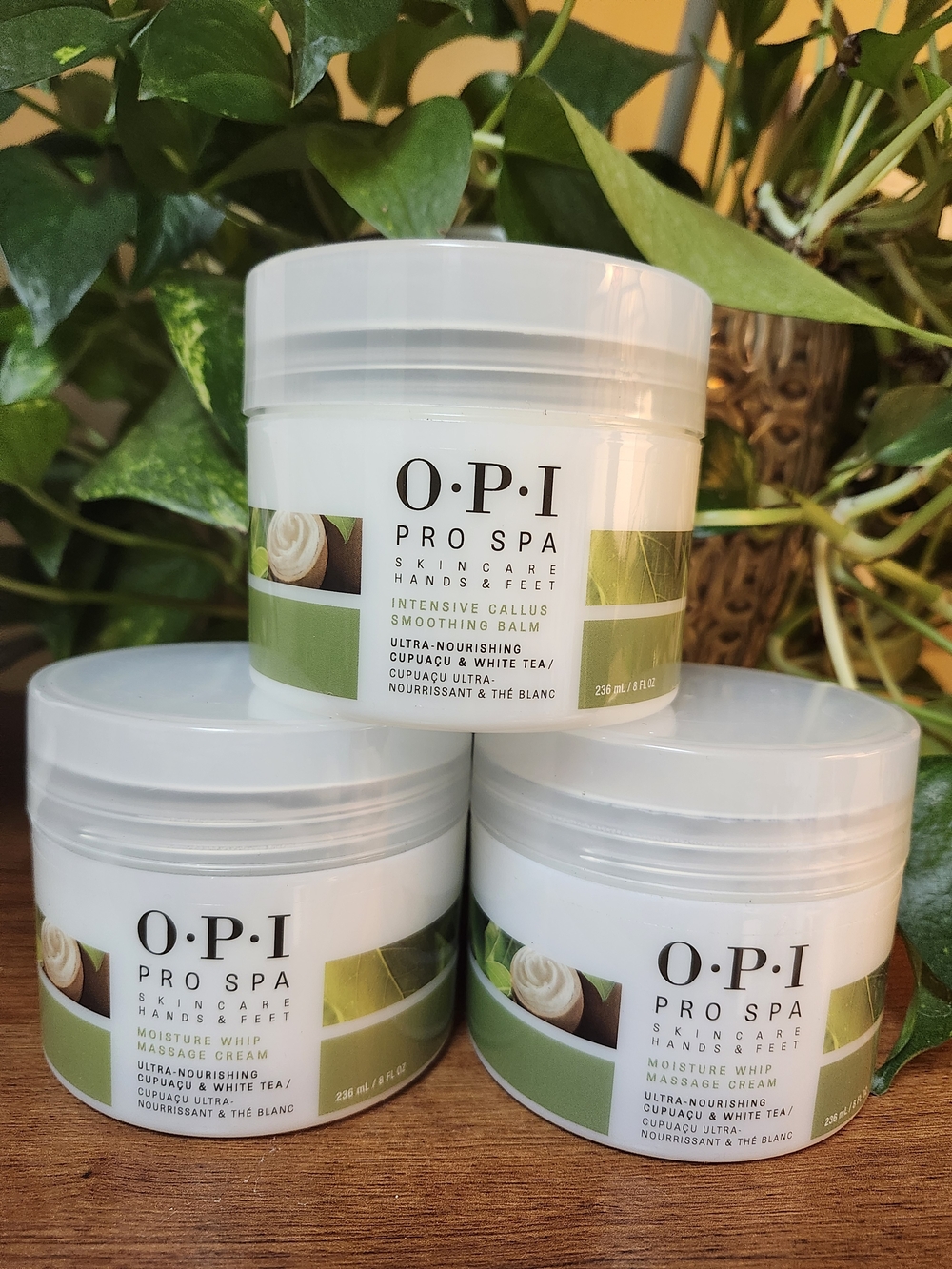 O·P·I Pro Spa Moisture Whip Cream - White & Green Packaging